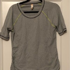 Lucy Grey and White Stripe T-shirt